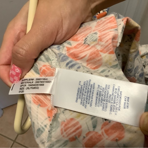 Chaps Women's Coral Floral Fit and Flare Dress - Picture 4 of 6